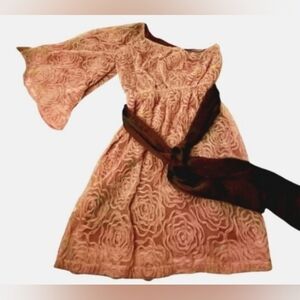 VTG Handkerchief Embossed Dress
